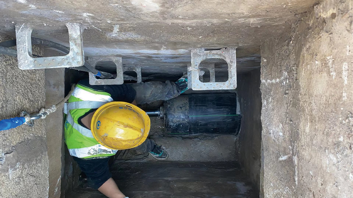 温泉HDPE短管内衬法